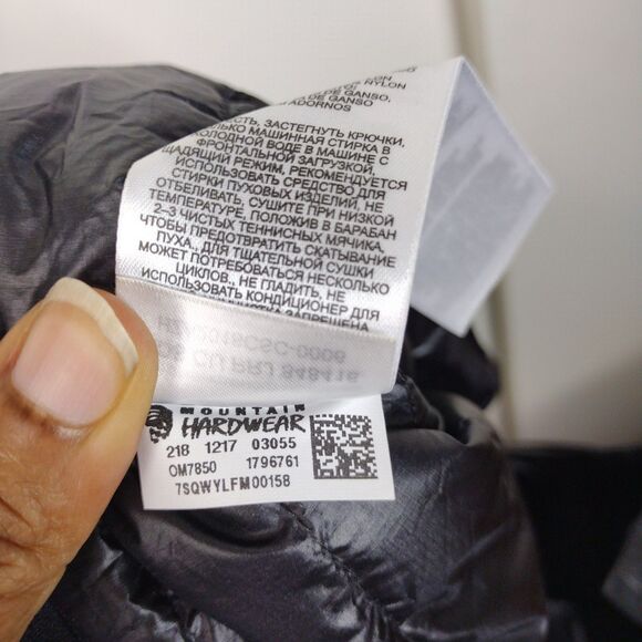 Mountain Hardwear Ghost Whisperer Down Pant Puffer Womens Size L Black - Picture 10 of 12